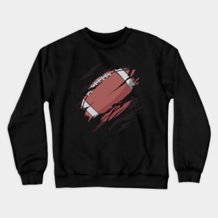 Football Inside | American Football Rushing Quarterback Yard Crewneck Sweatshirt